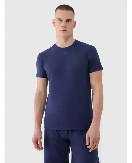 4F koszulka męska t-shirt treningowa szybkoschnąca 4FWSS25TFTSM1344 granatowa, Kolor: granatowy, Rozmiar: XXL