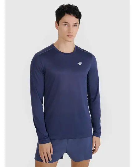 4F koszulka z długim rekawem treningowa longsleeve 4FWSS25TFLOM326 granatowa, Kolor: granatowy, Rozmiar: M