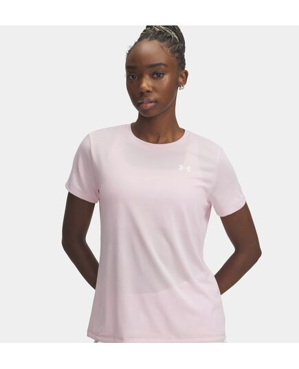 UNDER ARMOUR koszulka sportowa t-shirt damski Tech SSC - Solid różowa, Kolor: różowy, Rozmiar: XS