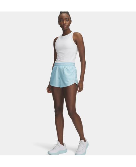 UNDER ARMOUR spodenki treningowe damskie sportowe Tech Play Up miętowe, Kolor: zielony, Rozmiar: S