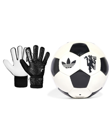 ZESTAW piłka nożna ADIDAS + rękawice bramkarskie REUSCH 2w1