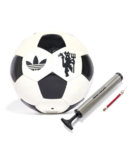 ADIDAS piłka nożna Manchester United IX4024 biała/czarna + pompka