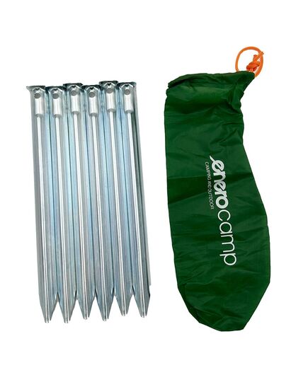 ŚLEDZIE DO NAMIOTU 23CM KPL.6SZT METAL