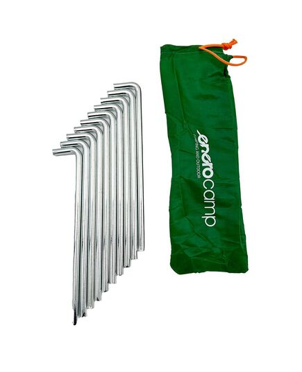 ŚLEDZIE SZPILKI DO NAMIOTU 18CM (15+3cm) KPL.10SZT METAL