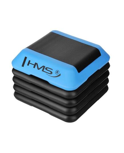 HMS AS001 mini step do ćwiczeń fitness aerobik czarny/niebieski, Kolor: niebieski, Rozmiar: one size