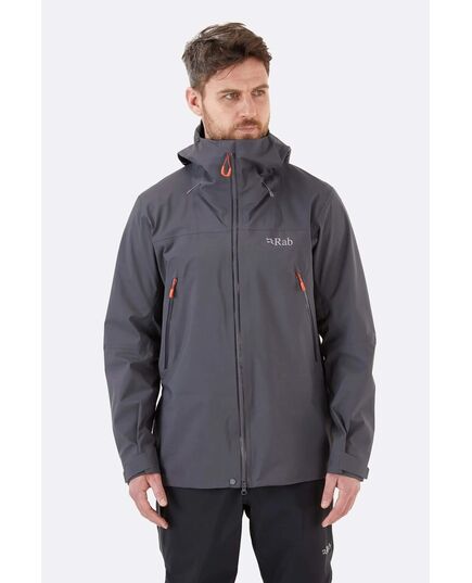 Rab kurtka męska membranowa Kangri GTX Jacket Graphene, Kolor: szary, Rozmiar: M
