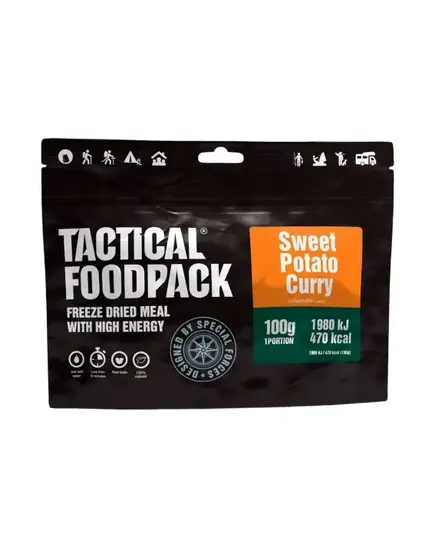 Liofilizat Tactical Foodpack Curry ze słodkich ziemniaków 400g  - wege