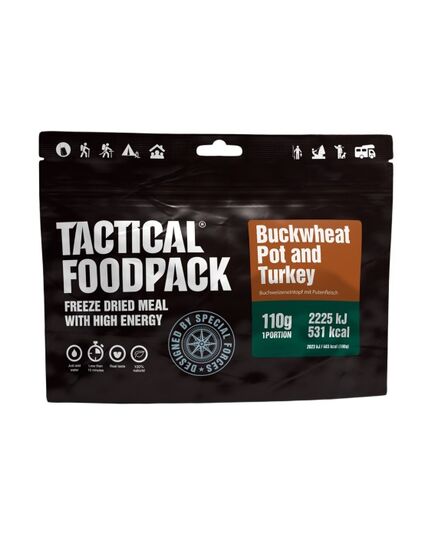 Liofilizat Tactical Foodpack Danie z kaszą gryczaną i indykiem 410 g