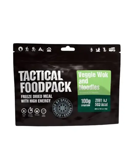 Liofilizat Tactical Foodpack Makaron z warzywami z woka 400 g wege
