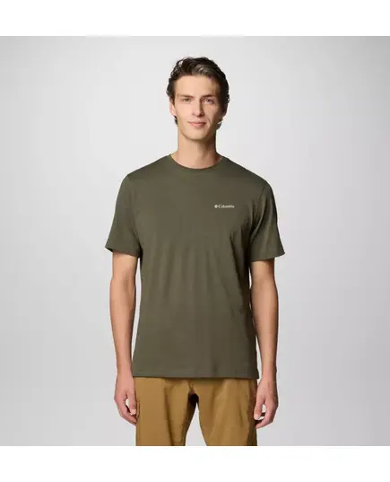 Columbia T-shirt męski Thistletown Hills Short Sleeve - Greenscape Heather, Rozmiar: S