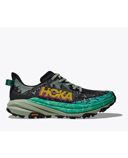Hoka Trailowe buty do biegania damskie Speedgoat 6 black / aloe vera, Rozmiar: 38