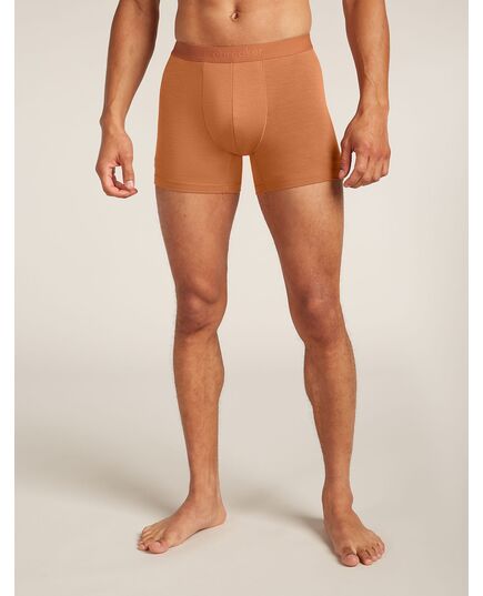 Icebreaker termoaktywne bokserki męskie Anatomica 125 Cool-Lite Boxers - Dusty Clay, Rozmiar: S