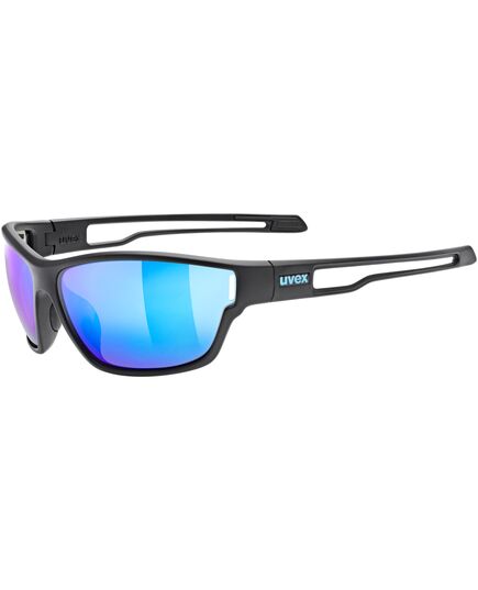 Uvex Okulary sportowe Sportstyle 806 czarno-niebieskie