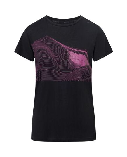 Viking T-shirt damski Morain Lady Bamboo czarny, Kolor: czarny, Rozmiar: XS