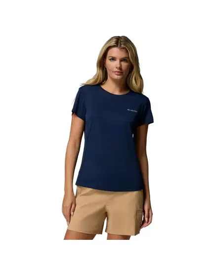 Columbia koszulka damska Zero Rules Light Crew Collegiate Navy, Rozmiar: S