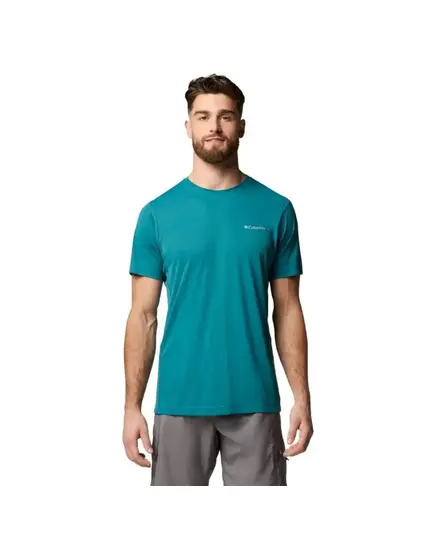 Columbia koszulka męska Zero Rules Light SS Crew River Blue, Rozmiar: M