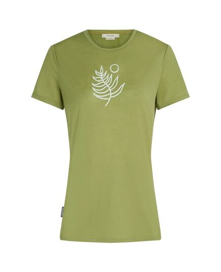 Icebreaker koszulka damska Merino 150 Tech Lite Fresh Fern zielona, Rozmiar: M