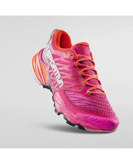 La Sportiva buty trailowe damskie Akasha II Woman - Springtime/Cherry Tomato, Kolor: różowy, Rozmiar: 40