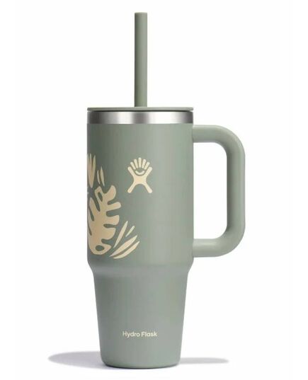 Kubek termiczny Hydro Flask 24 OZ Travel Tumbler Botanical Bliss Agave zielony
