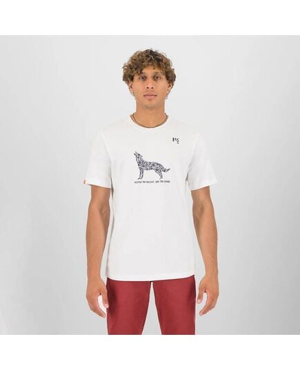 Karpos T-shirt męski WILD ANIMAL T-SHIRT BRIGHT WHITE/PRINT 1, Rozmiar: M