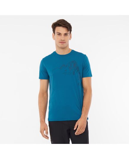 Viking T-shirt męski Morain Bamboo Man niebieski, Rozmiar: S