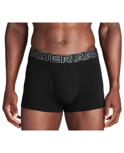 UNDER AMOUR bokserki męskie sportowe UA Perf Cotton, Kolor: czarny, Rozmiar: XL
