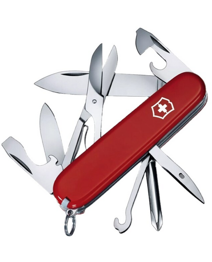 VICTORINOX scyzoryk Super Tinker, 91mm, Celidor, czerwony