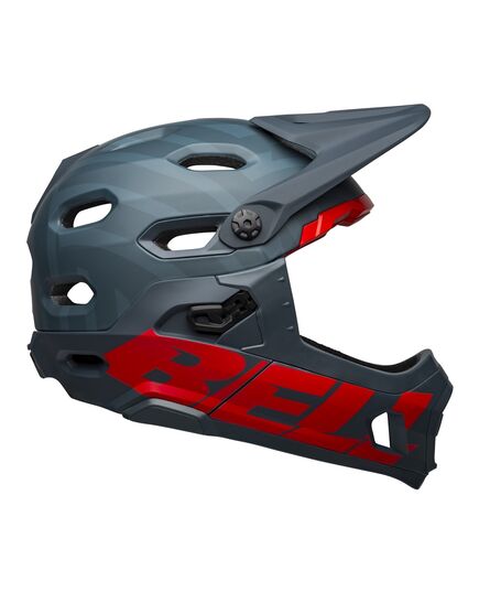 Kask full face BELL SUPER DH MIPS SPHERICAL prime matte niebieski crimson, Kolor: niebiesko-czerwony, Rozmiar: M (55-59 cm)