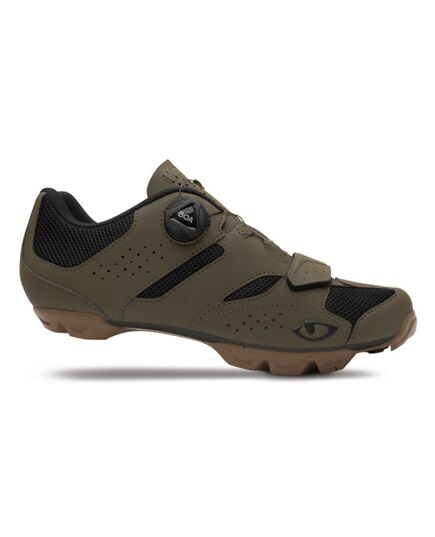 GIRO Męskie buty rowerowe z systemem BOA® L6 CYLINDER II olive gum, Kolor: zielony, Rozmiar: 46