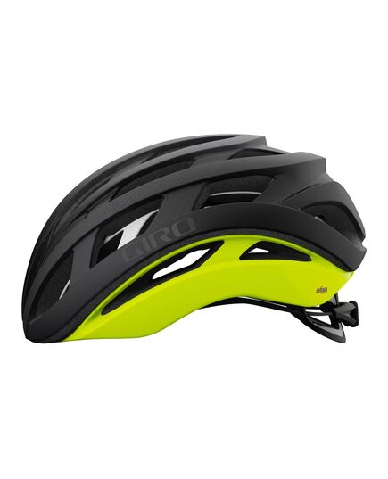 Kask szosowy GIRO HELIOS SPHERICAL MIPS matte czarny fade highlight żółty, Kolor: żółty, Rozmiar: S (51–55 cm)