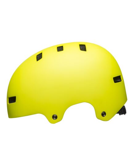 Kask bmx BELL LOCAL matowy żółty hi-viz, Kolor: żółty, Rozmiar: S (51–55 cm)