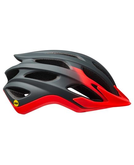 Kask mtb BELL DRIFTER INTEGRATED MIPS matte gloss gray infrared, Kolor: czerwony, Rozmiar: L (58-62 cm)