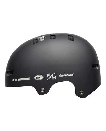 Kask bmx BELL LOCAL matowy czarno-biały Fasthouse, Kolor: czarno-biały, Rozmiar: S (51–55 cm)