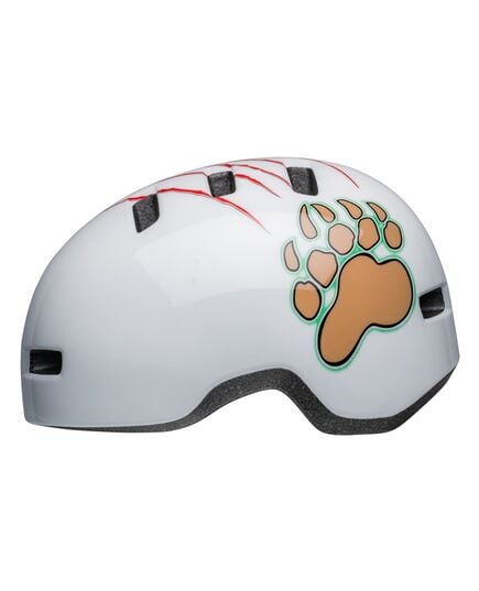 Kask dziecięcy BELL LIL RIPPER biały grizzly, Kolor: biało-pomarańczowy, Rozmiar: XS (45–52 cm)