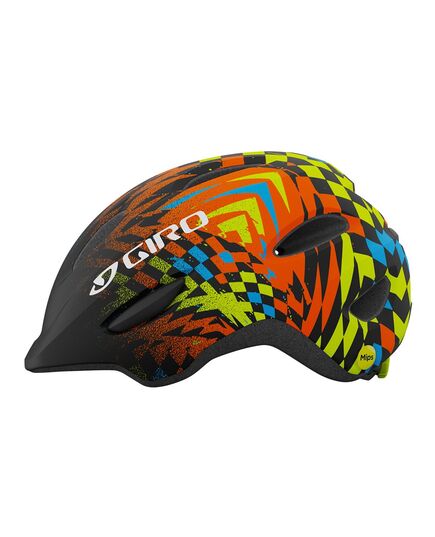 Kask dziecięcy GIRO SCAMP MIPS matte czarny check fade, Kolor: czarny, Rozmiar: S (49-53 cm)
