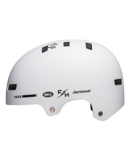 Kask bmx BELL LOCAL matowy biały fasthouse, Kolor: biały, Rozmiar: S (51–55 cm)