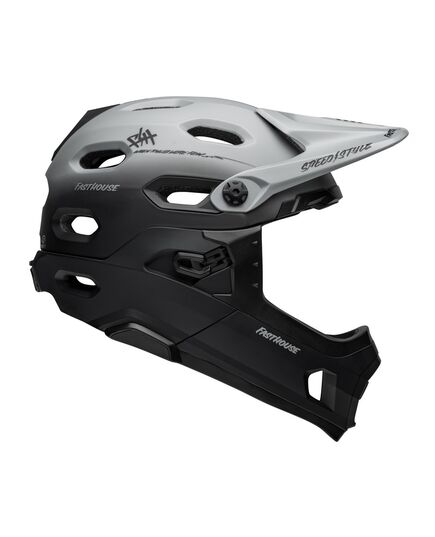 Kask full face BELL SUPER DH MIPS SPHERICAL fasthouse taco tuesday matte gray czarny, Kolor: czarny, Rozmiar: M (55-59 cm)