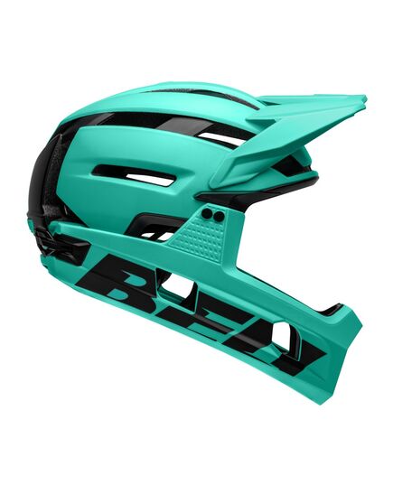 Kask full face BELL SUPER AIR R MIPS SPHERICAL matte turquosie czarny, Kolor: turkusowy, Rozmiar: M (55-59 cm)