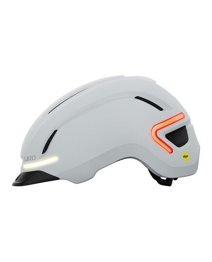 Kask miejski GIRO ETHOS INTEGRATED MIPS LED matte chalk, Kolor: biały, Rozmiar: L (59-63 cm)