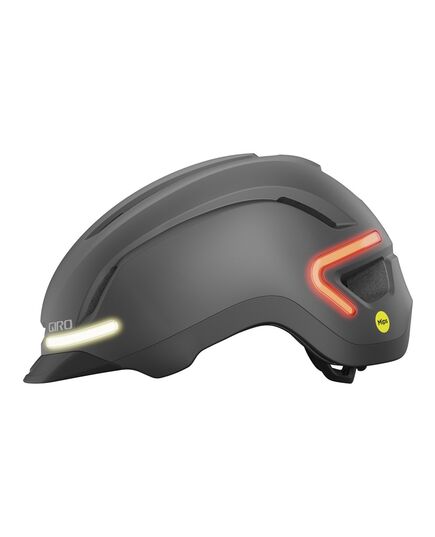 Kask miejski GIRO ETHOS INTEGRATED MIPS LED matte graphite, Kolor: szary, Rozmiar: S (51–55 cm)
