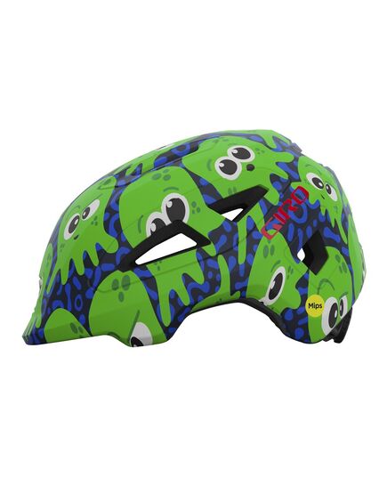Kask dziecięcy GIRO SCAMP II matte midnight bright green inked, Kolor: zielony, Rozmiar: S (49-53 cm)