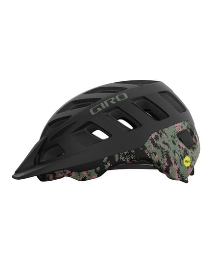 Kask mtb GIRO RADIX matte metallic czarny ano lime, Kolor: czarny, Rozmiar: M (55-59 cm)