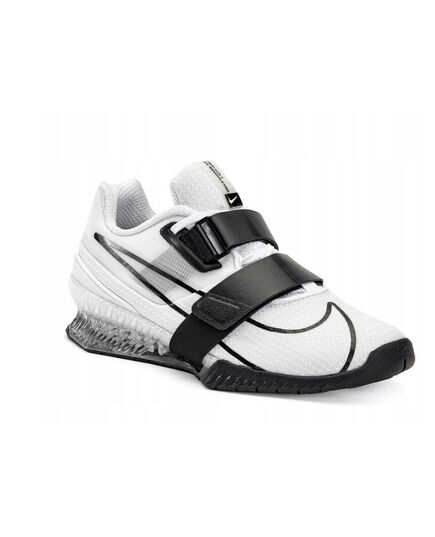 NIKE-ROMALEOS-4 buty do podnoszenia ciężarów na siłownię biało-czarne, Kolor: biały, Rozmiar: 41