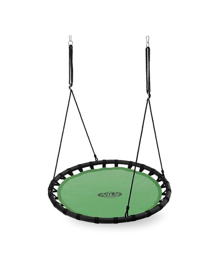 NILS FUN huśtawka dla dzieci bocianie gniazdo 120cm NB5036 zielony, Kolor: zielony, Rozmiar: one size
