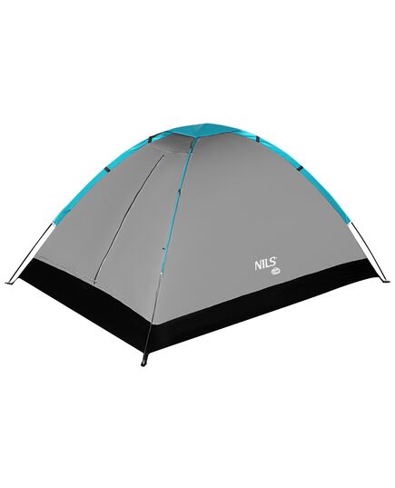NILS CAMP namiot turystyczny 2 osobowy NC3021 szary, Kolor: szary