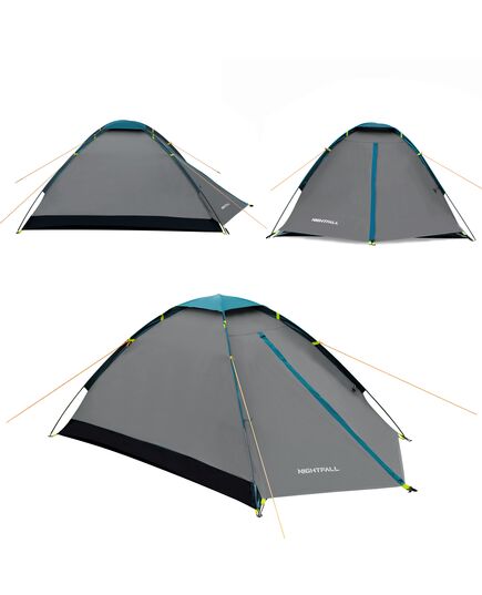 NILS CAMP namiot turystyczny 2 osobowy NIGHTFALL NC6033 szary, Kolor: szary