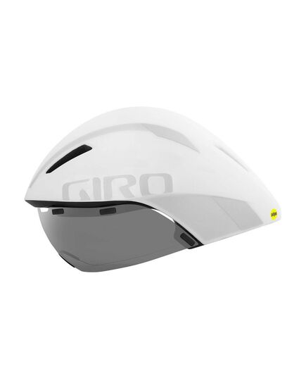 Kask czasowy GIRO AEROHEAD MIPS matte biały silver, Kolor: biały, Rozmiar: L (59-63 cm)