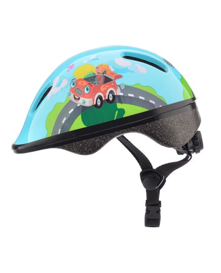 Kask rowerowy dziecięcy Meteor KS06 Firefighter, Kolor: Multikolor#2, Rozmiar: 44-48