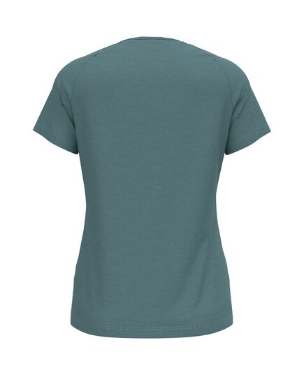 ODLO Koszulka damska Ascent PW 130 Run. Bike. Hike. T-Shirt Crew Neck zielona, Kolor: niebieski, Rozmiar: L