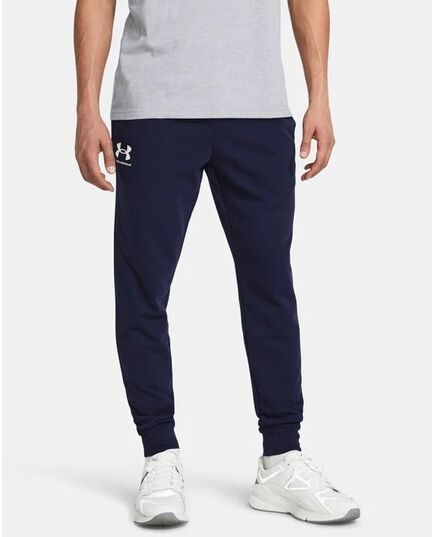UNDER ARMOUR spodnie dresowe męskie UA Rival Terry Jogger granatowe, Kolor: granatowy, Rozmiar: S